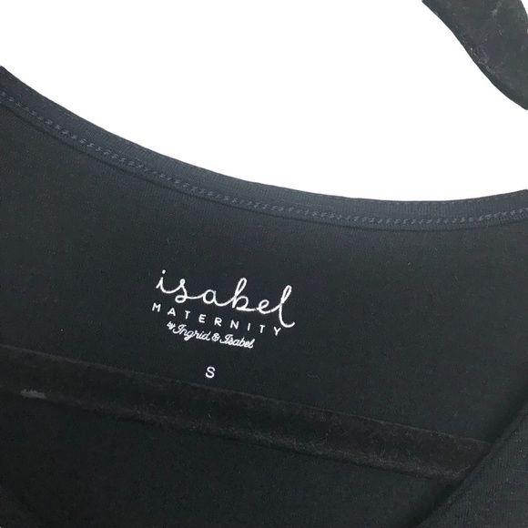 Isabel Maternity by Ingrid & Isabel Black Sleeveless Tank Top Small - Picture 8 of 9